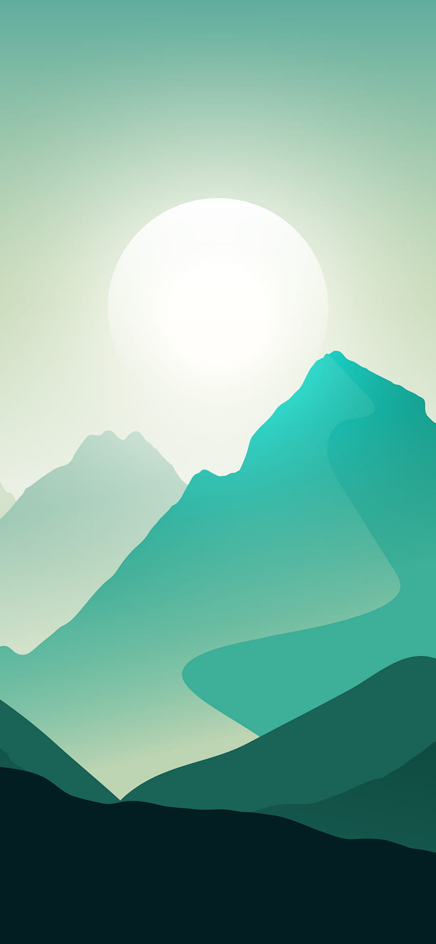 Flat Art for iPhone & iPad. • Beautiful Pixels, 13 Green HD phone wallpaper