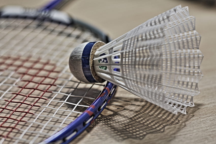 Sports, Badminton, Racket, Shuttlecock HD wallpaper