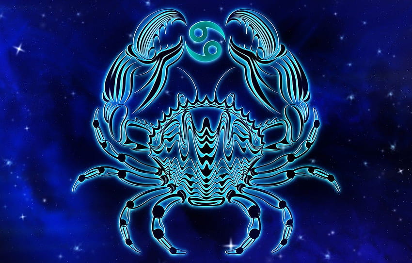 space, crab, cancer, zodiac sign for , section рендеринг HD wallpaper