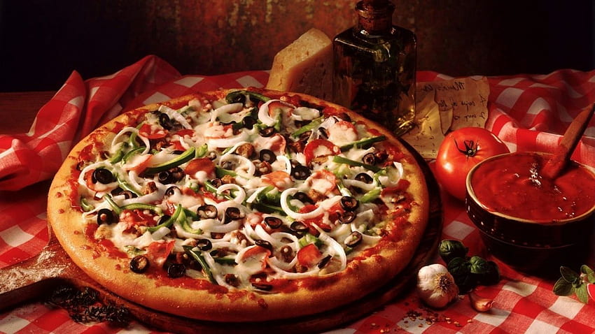 Ingredienti della pizza italiana. . 1286188. SU Sfondo HD