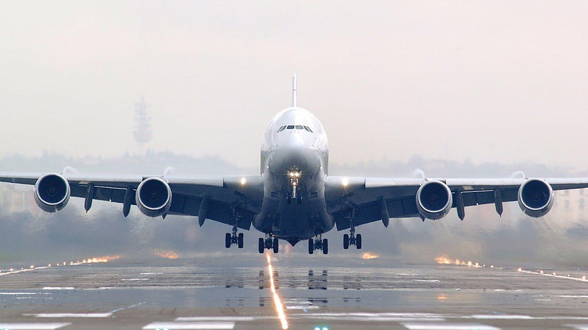 Airbus A380 [] para tu , Móvil y Tablet. Explora el A380. Cabina , Aterrizaje A380 , A380 , Aterrizaje Airbus A380 fondo de pantalla