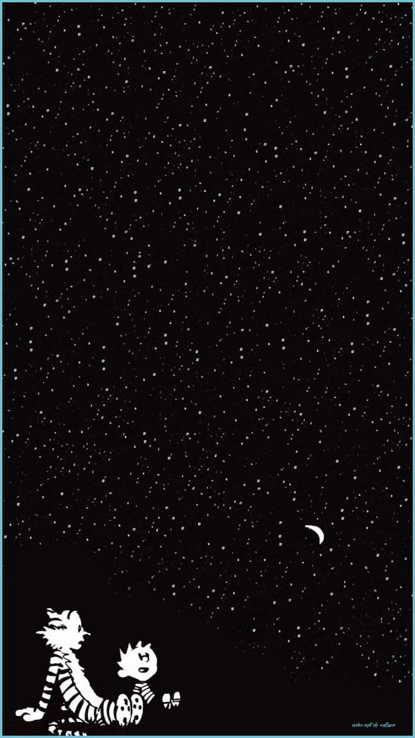 Dibujos Animados De Luna Llena Con Noche De Estrellas - Dibujos Animados De Cielo Nocturno fondo de pantalla del teléfono