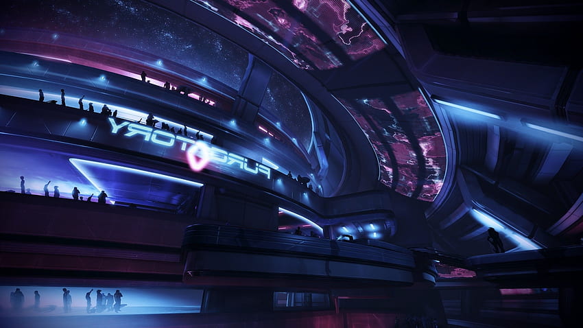 cyberpunk, Mass Effect, Mass Effect 3 / y móvil, Cyberpunk 2560X1440 fondo de pantalla