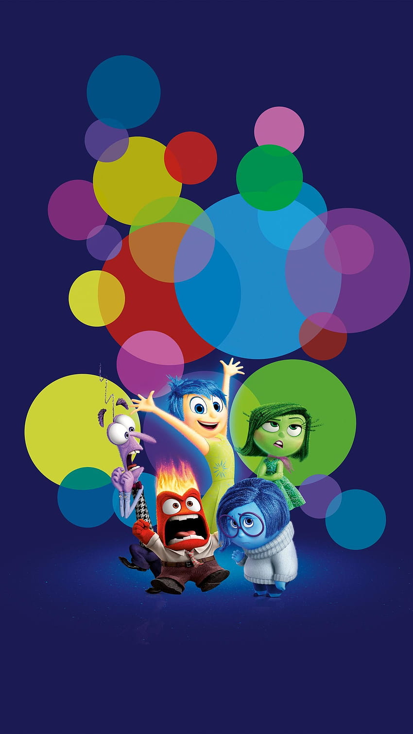 Inside Out (2015) Telepon di tahun 2020. Disney lucu, Pixar wallpaper ponsel HD