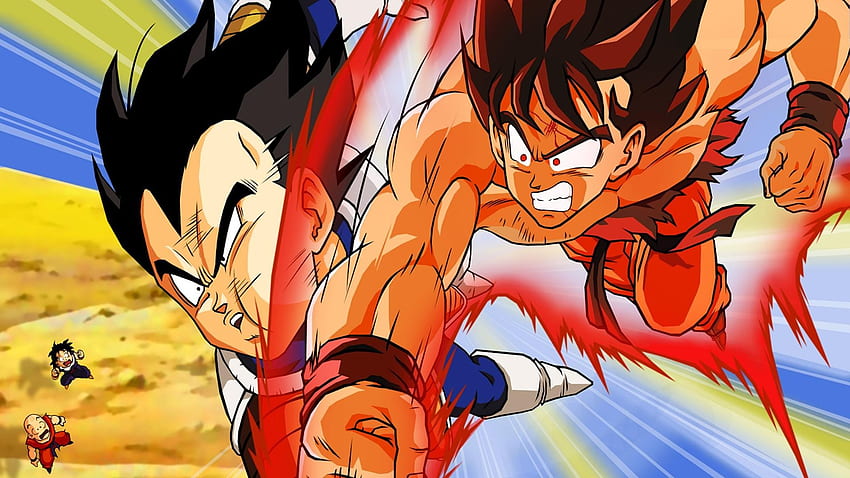 Goku VS Vegeta Fighting , Goku VS Vegeta Fighting Backgrounds, Goku VS Vegeta HD тапет