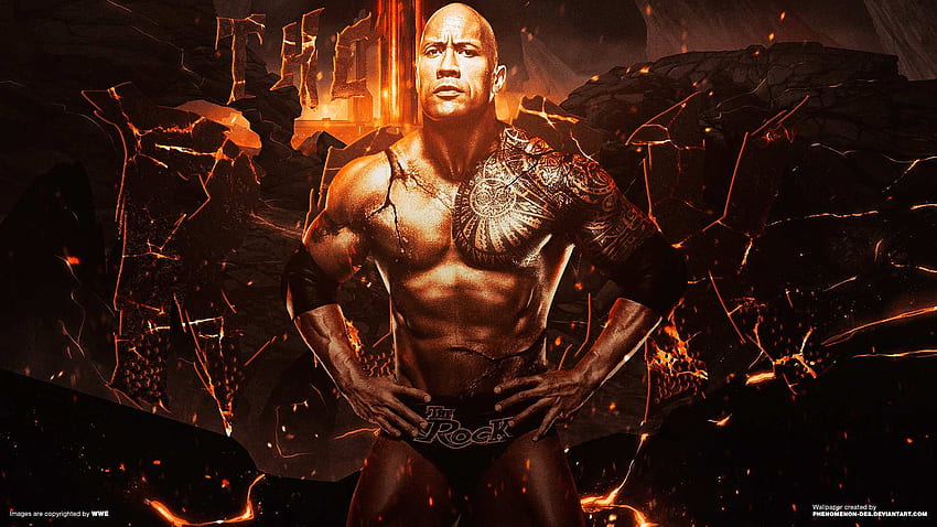 WWE The Rock Dwayne Johnson For HD wallpaper