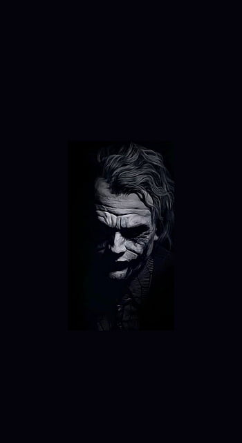 The Joker Black And White 4K Ultra HD Mobile Wallpaper