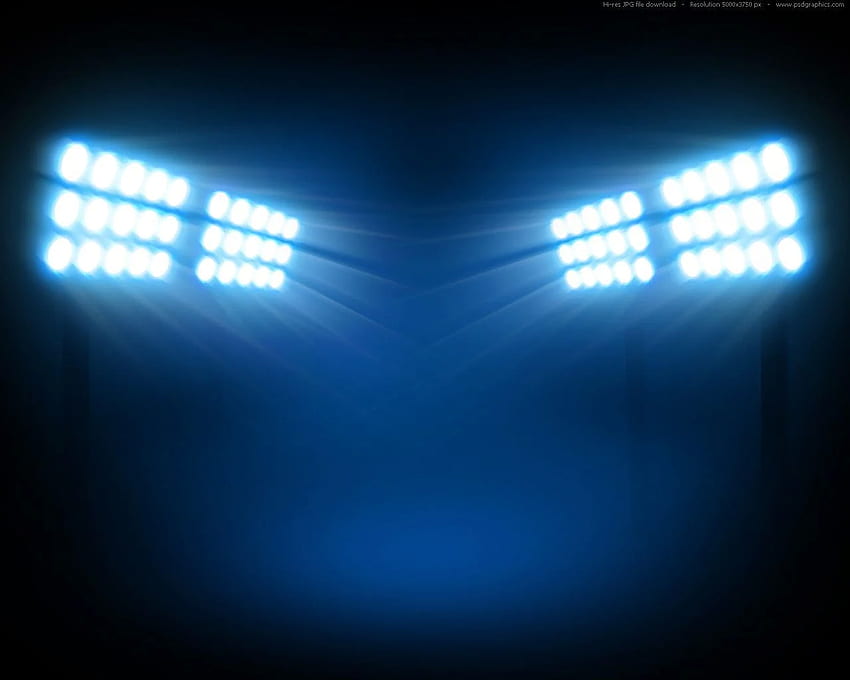 tło. Tło reflektorów stadionu. PSDGrafika. Oświetlenie stadionu, tło piłkarskie, stadion Tapeta HD