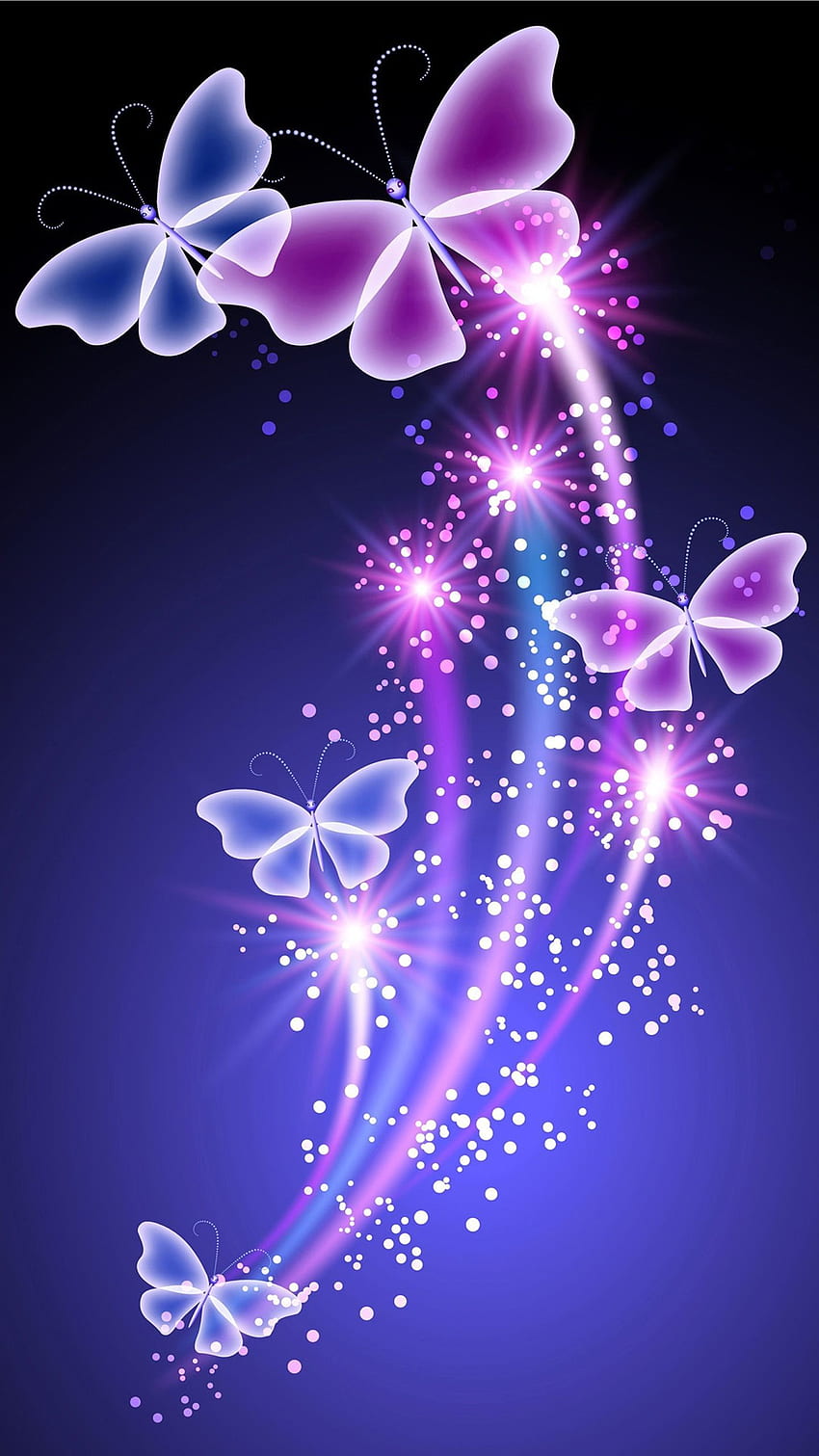 Butterfly For Android (64 ) – . Blue butterfly , Purple butterfly , Butterfly  background, Android Butterfly HD phone wallpaper | Pxfuel