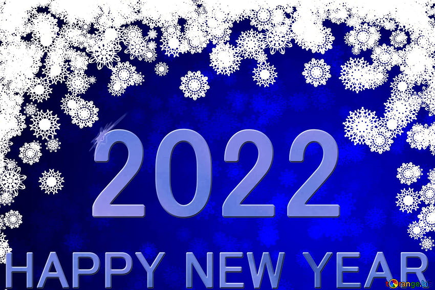 blu Natale e Capodanno Felice anno nuovo 2022 Su licenza CC BY Stock Fx №216232 Sfondo HD