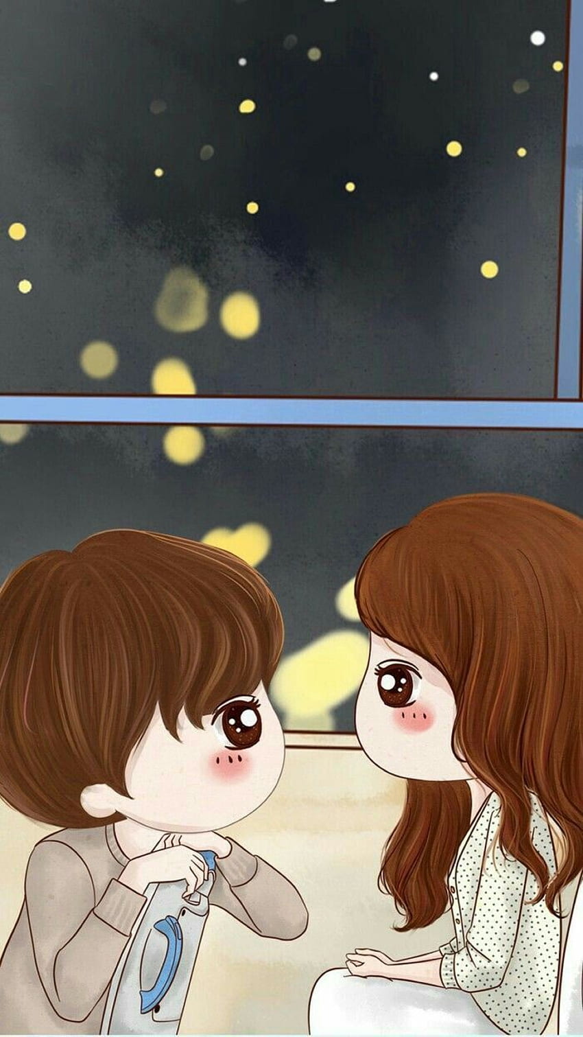 Anime Couple, Romance, Semi Realistic, Cute, Brown - Romantic, Sweet Anime  HD phone wallpaper | Pxfuel