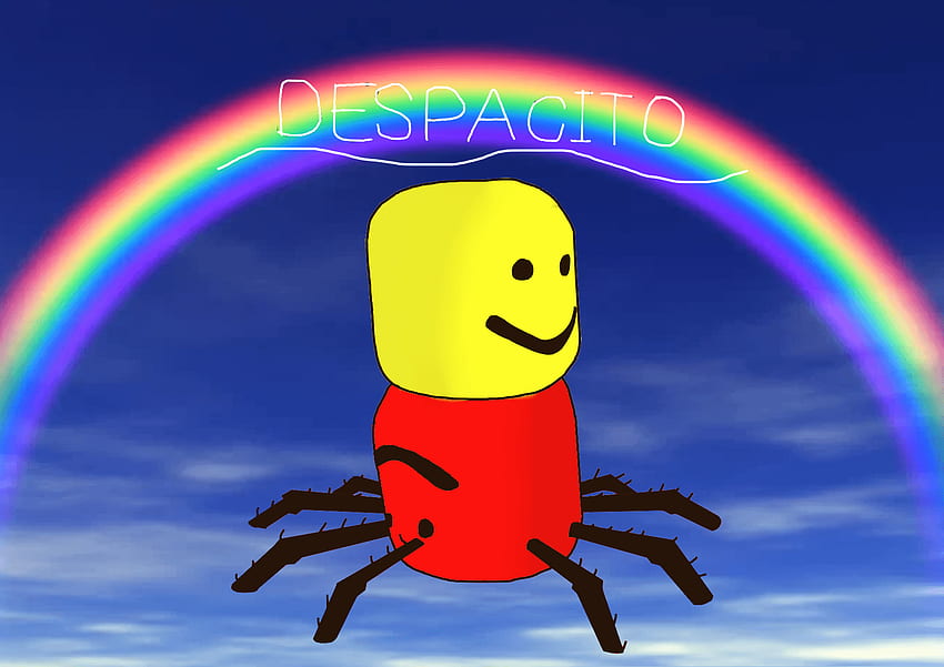 Despacito Spider, oof, roblox, red, yellow, funny, , cool, sad, symbol,  star, HD phone wallpaper