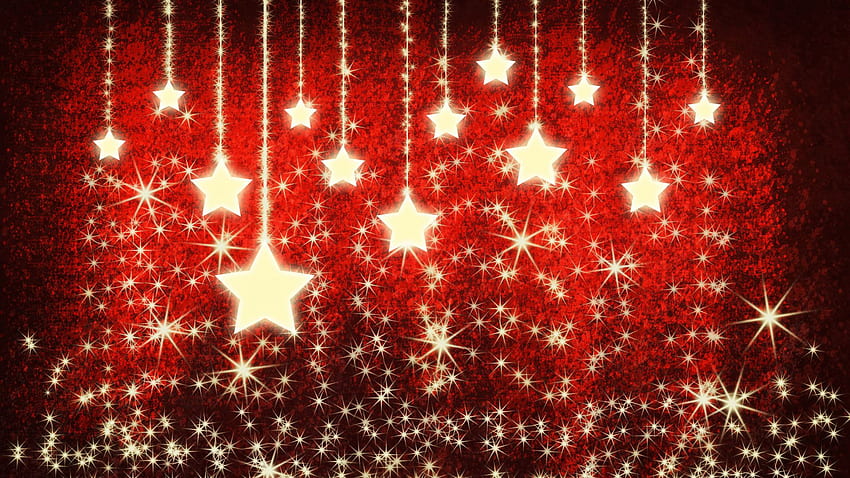 Christmas Background, Red Abstract Christmas HD wallpaper