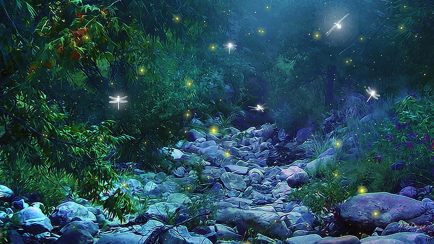 Magic Nature Background, Magical Spring HD wallpaper