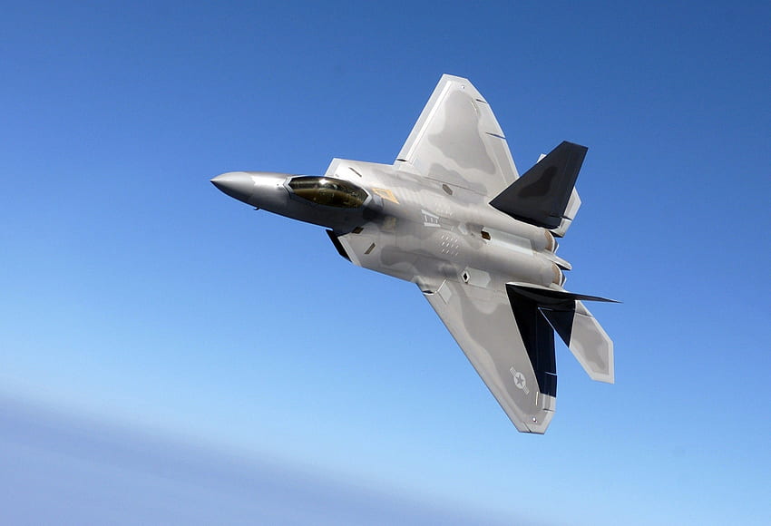 Lockheed F-22 Raptor, военновъздушни сили на САЩ, реактивни самолети, изтребители, военновъздушни сили на Съединените щати HD тапет