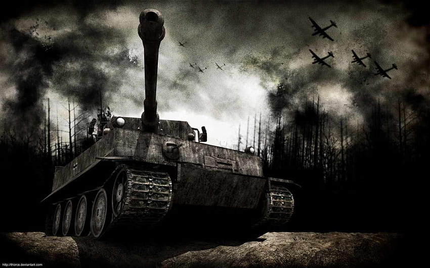 Tanque Panzer, tanque alemão, panzer, alemão, guerra mundial, ww2 papel de parede HD