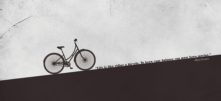Art Bicycle Phrase, Bike Ride HD wallpaper