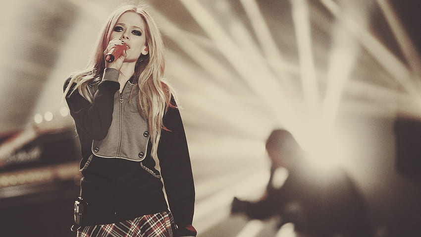 Avril Lavigne, Women, Blonde, Filter, Singing / and Mobile & HD wallpaper
