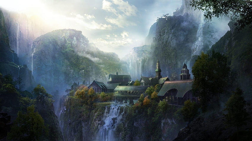 Latar Belakang Lord Of The Rings, Imladris Wallpaper HD