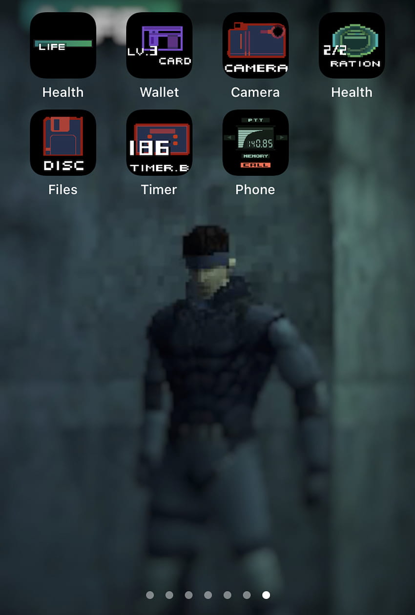 Customise your iPhone with your own icons (Metal Gear Solid maybe?). The Occasional Tech Blog HD phone wallpaper