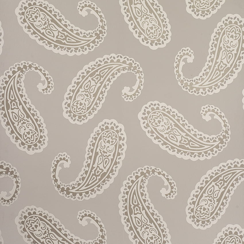 Emperor Paisley Dove Grey, Paisley Pattern HD phone wallpaper