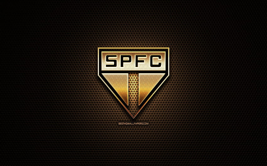 サンパウロ FC、キラキラ ロゴ、セリア A、サンパウロ FC 高画質の壁紙