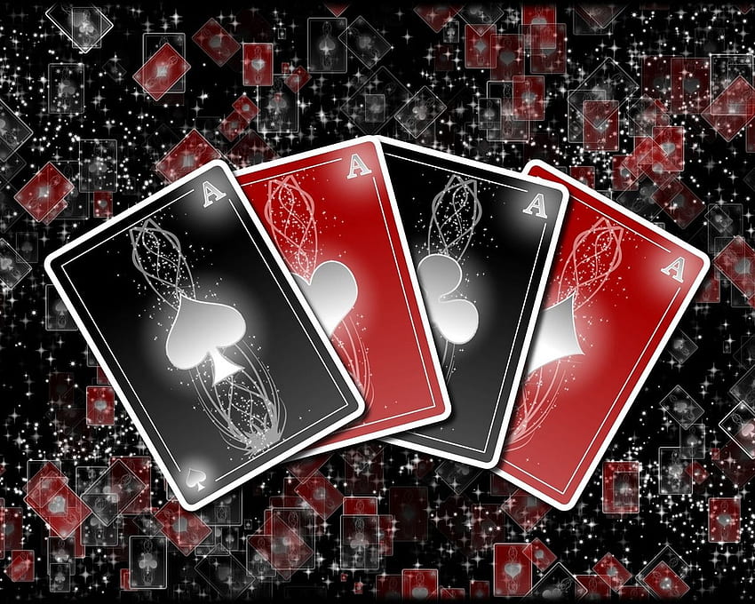 Cartas Ás. Fonte. Cartas de pôquer, Ace card, Pôquer, Anime Poker papel de parede HD