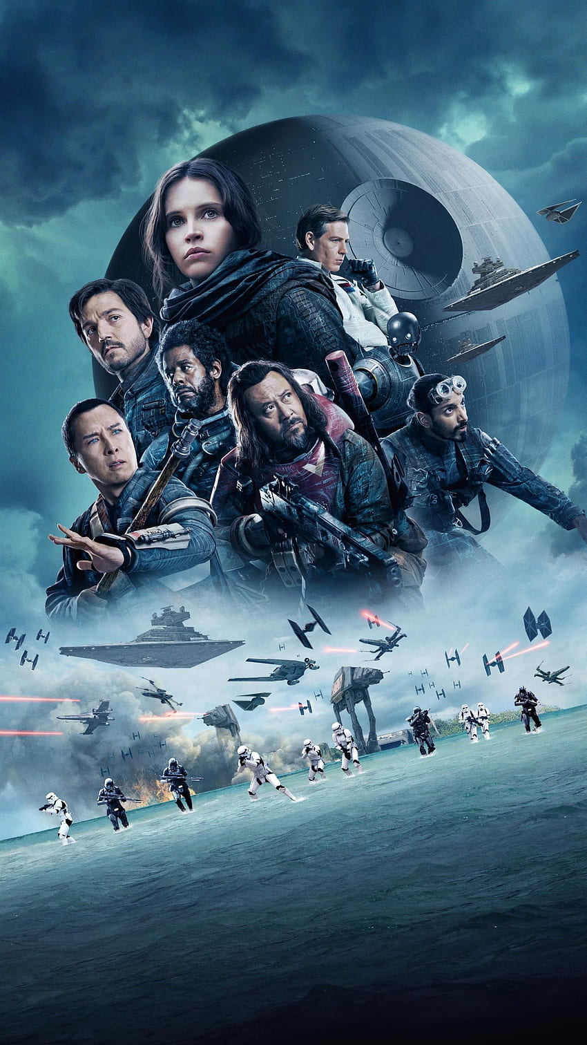 Telefono Rogue One: A Star Wars Story (2016) . Moviemania. Rogue one star wars, Guerre stellari, Poster di guerre stellari Sfondo del telefono HD