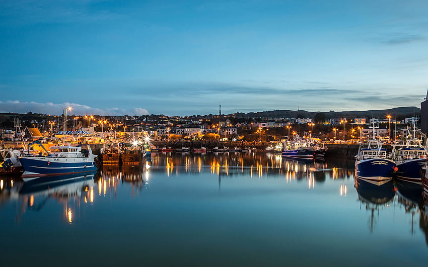 Ciudades Irlanda Harbour Amarre Dublin fondo de pantalla