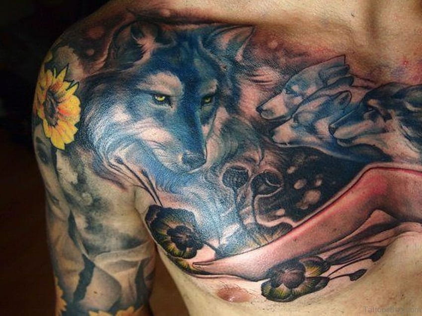 Studio M Tattoo  Studio M Lion and Wolf tattoo studio sweden lion  wolf chest tattoos inspiration tattooinspiration blackandwhite happy  work norrköping  Facebook
