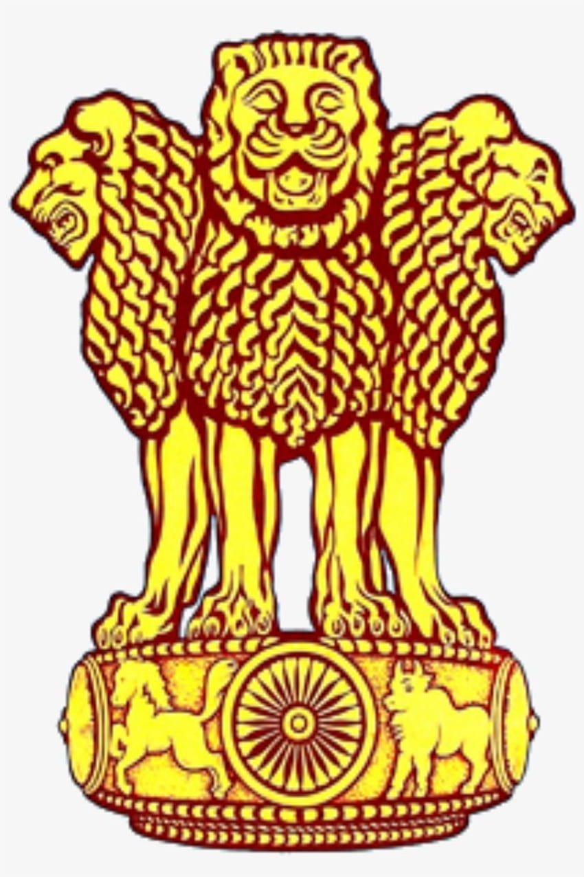 Öffnen - Nationales Emblem von Indien - Transparentes PNG HD-Handy-Hintergrundbild