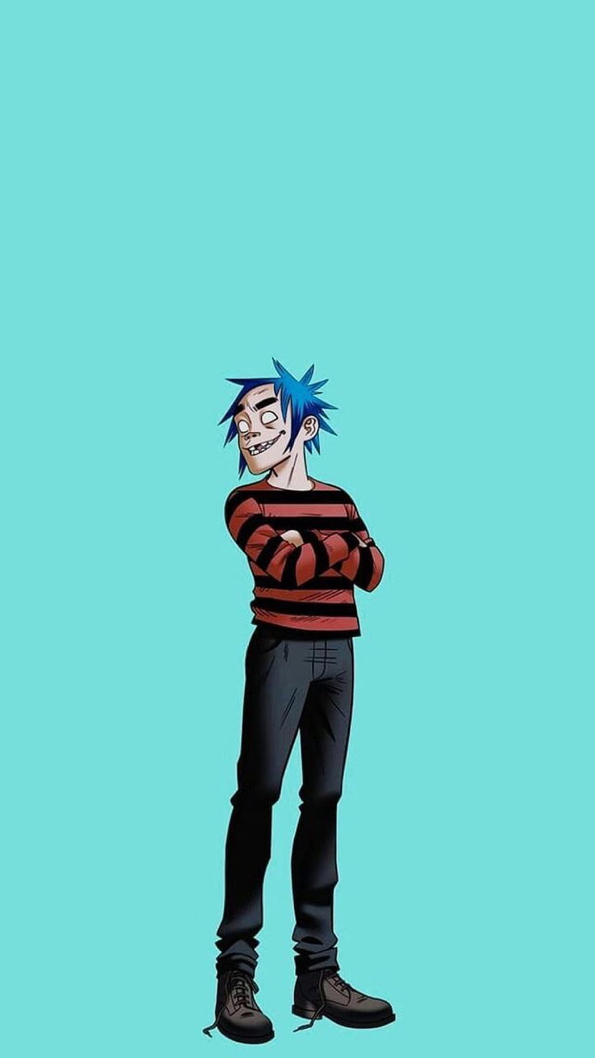 A mobile wallpaper I made resolution for iPhone SE but should work on  other phones  rgorillaz
