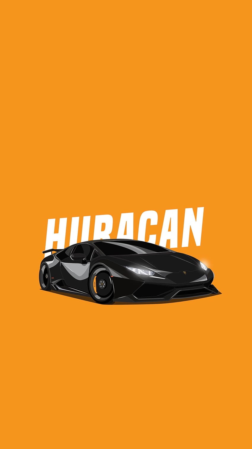 Orange Lamborghini Huracan 2020 Telefon, Lamborghini Huracan Handy HD-Handy-Hintergrundbild
