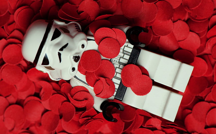 Star Wars fleurs stormtroopers American Beauty Legos pétales de rose Fond d'écran HD