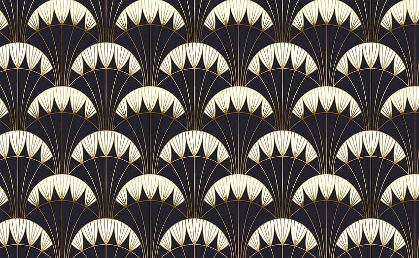 Art deco pattern, digital, abstract, art, art deco, pattern HD wallpaper