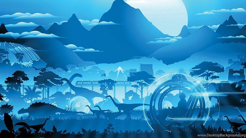 Jurassic World Blue HD wallpaper