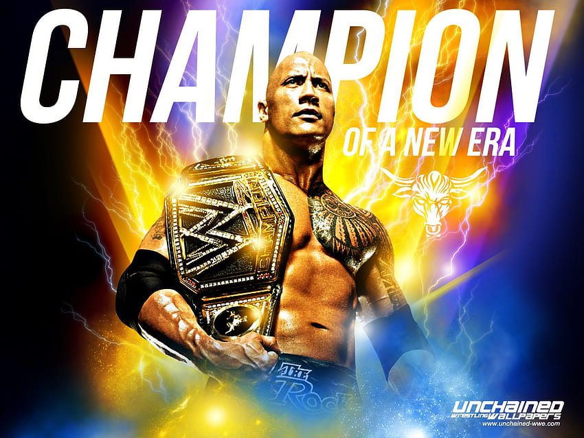 The Rock - Champion of a new Era - Dwayne The Rock Johnson, WWE Rock HD wallpaper