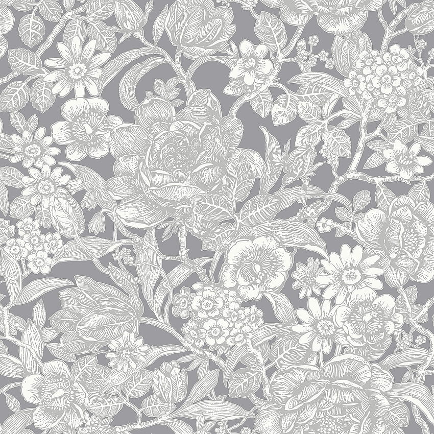 Crown – Harry Black Dungannon, Grey Floral HD phone wallpaper