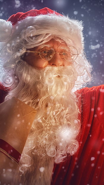 Download wallpaper 800x1200 santa claus christmas trees new year  christmas iphone 4s4 for parallax hd background