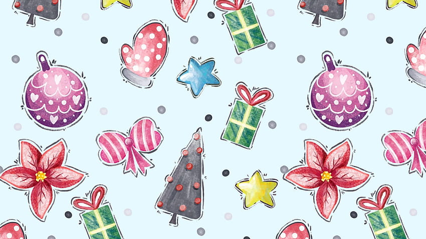 Christmas, gifts, decorative, pattern , , 16:9, , 1600 X 900 Christmas HD wallpaper