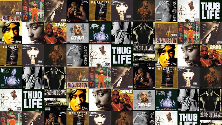 2pac Thug Life - Aesthetic トゥパック ラップトップ - - 、トゥパック ラップトップ 高画質の壁紙