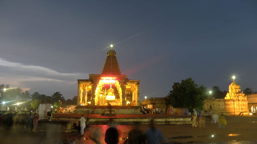 The Big Temple Or Brihadeeswarar Temple In Thanjavur HD wallpaper