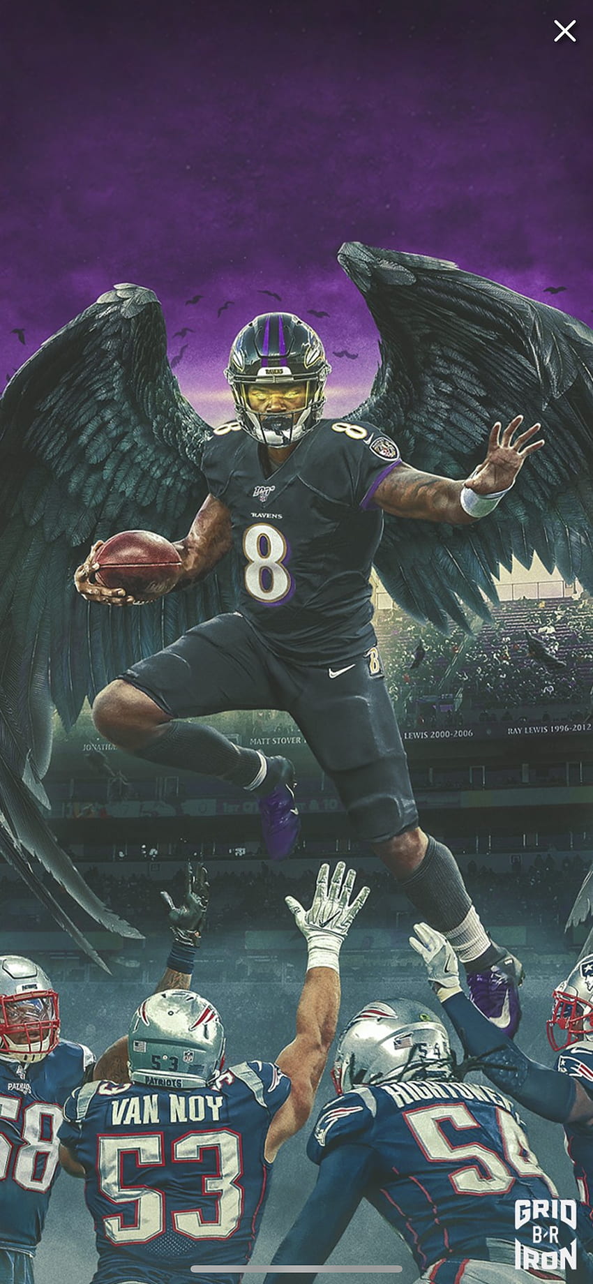 Lamar Jackson. Baltimore Ravens Football, Ravens Football, Lamar Jackson, Lamar Jackson Edits HD-Handy-Hintergrundbild