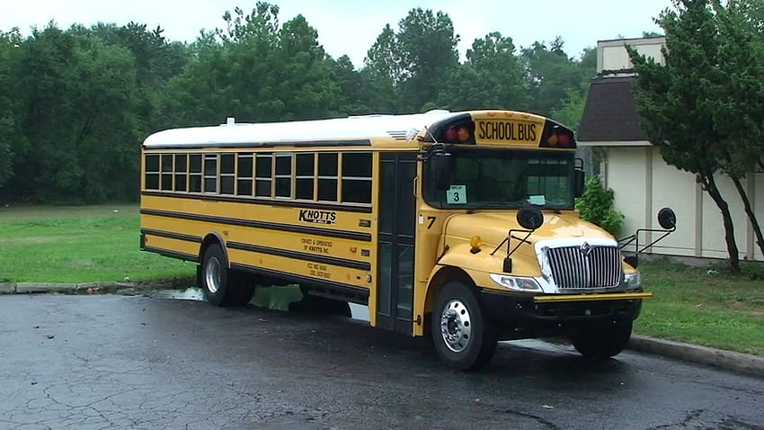 Gelber Schulbus, Gelb, Bus, Schule, Transport HD-Hintergrundbild