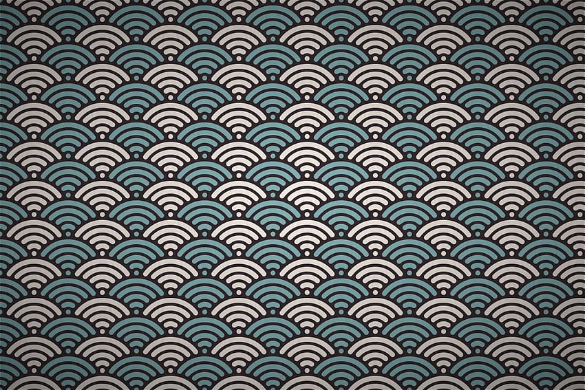 和柄 古典的な日本の波模様 1069 - A 高画質の壁紙