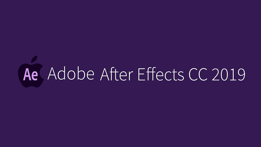 MAC After Effects CC 2019 v1.6.1.4, Adobe After Effects fondo de pantalla