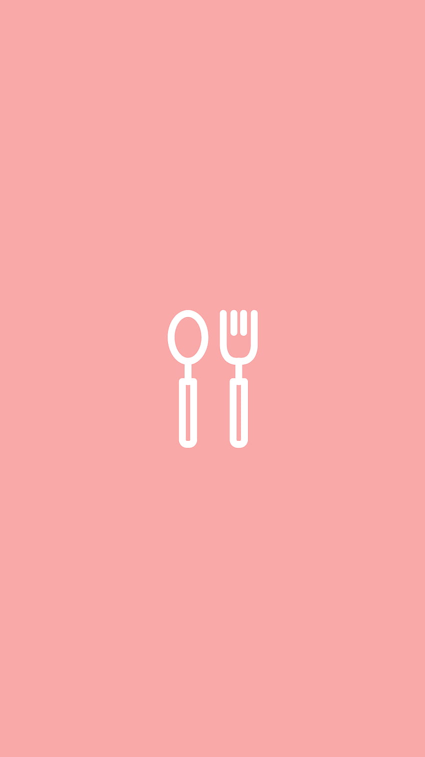 Różowa okładka wyróżnionej historii na Instagramie — jedzenie, jedzenie. Różowy instagram, estetyczny Instagram, Instagram, logo żywności Tapeta na telefon HD