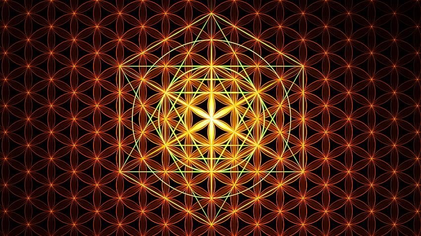Sacred Geometry, Geometric Psychedelic HD wallpaper