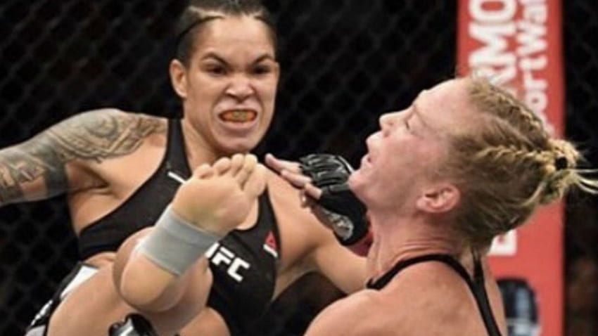 head kick knockout over Holly Holm, Amanda Nunes HD wallpaper