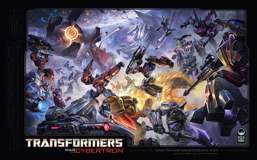 Transformers - สงครามไซเบอร์ตรอน เมกะทรอน ทรานส์ฟอร์มเมอร์ส ไซเบอร์ตรอน ออพติมัส ไพรม์ วอลล์เปเปอร์ HD
